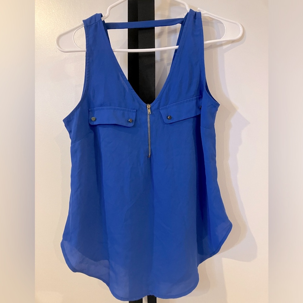 Charolette Russe blue tank top women’s (xs/s)